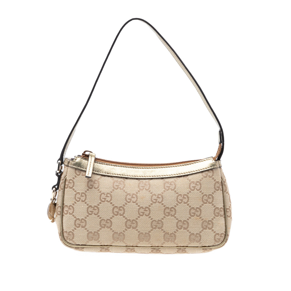 Pre-Loved Gucci GG Canvas Shoulder Bag